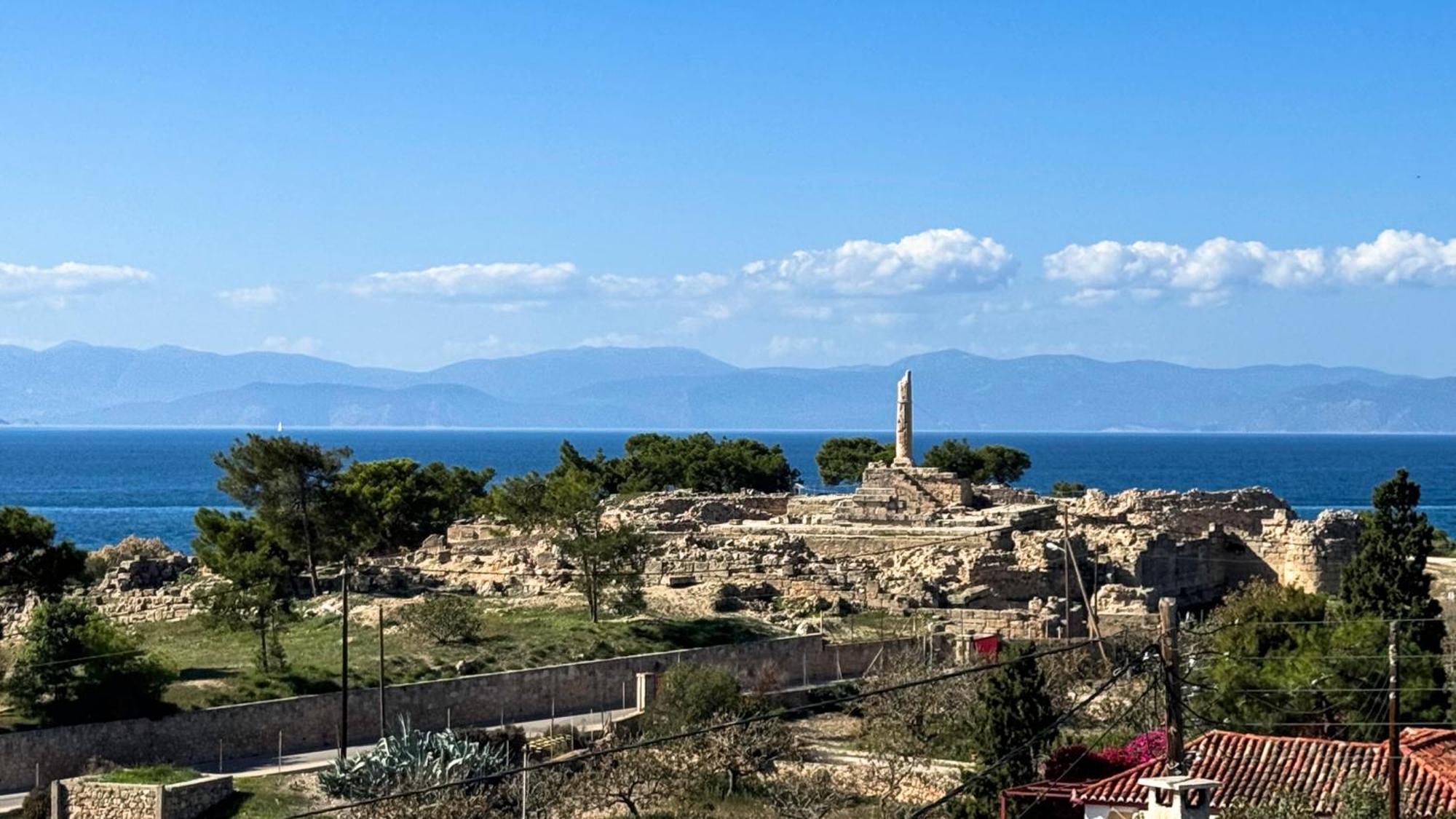 Appartement Vue Sur Mer Soul Family, Egine Aegina Eksteriør bilde