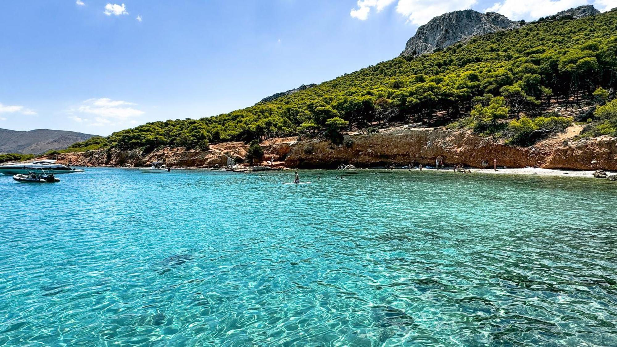 Appartement Vue Sur Mer Soul Family, Egine Aegina Eksteriør bilde