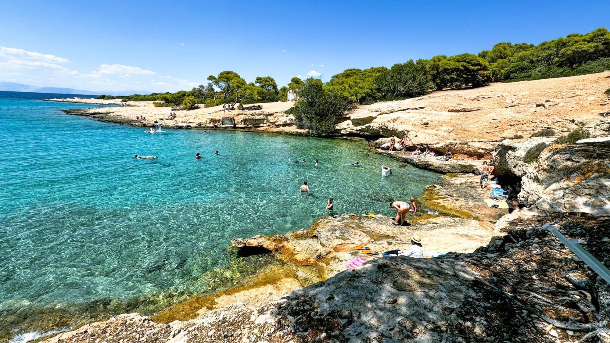 Appartement Vue Sur Mer Soul Family, Egine Aegina Eksteriør bilde