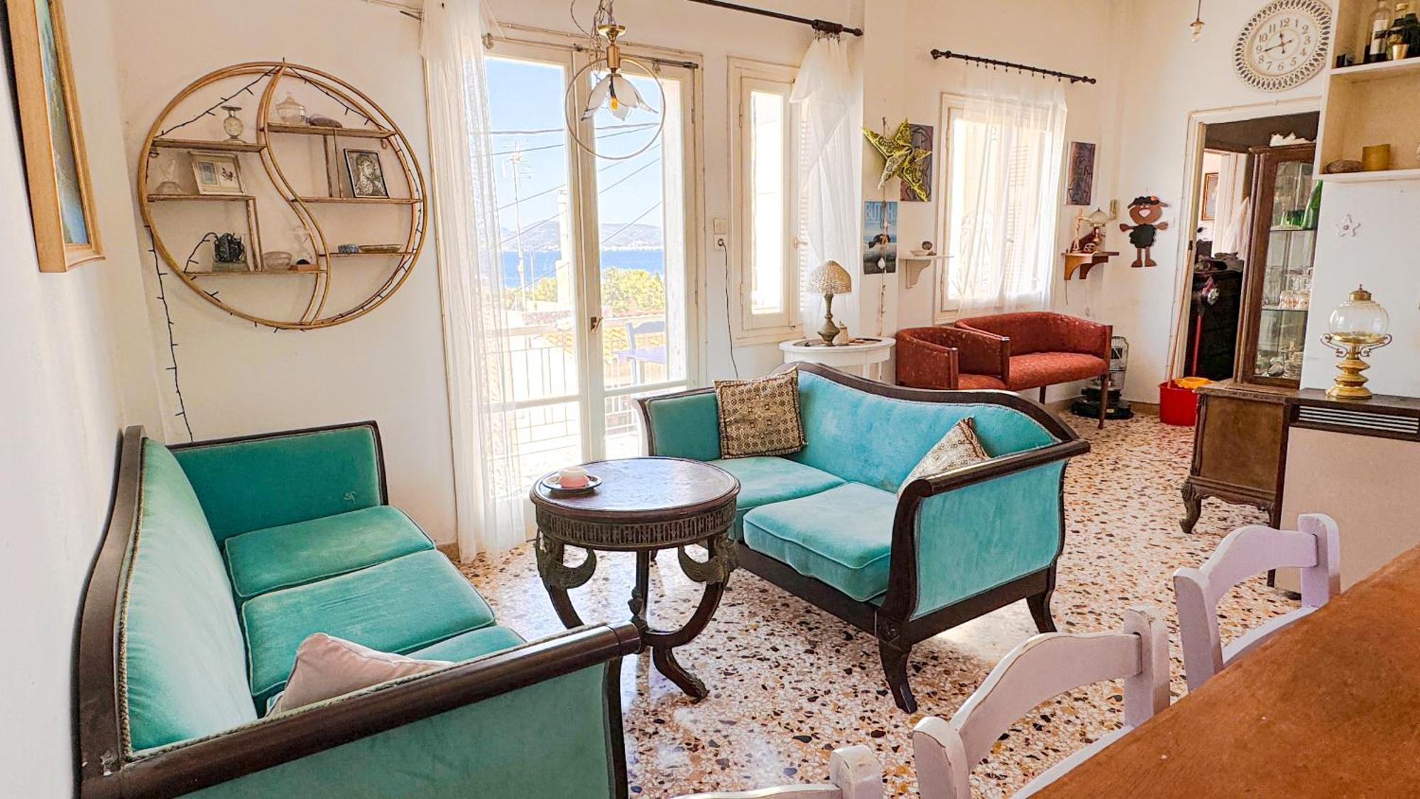 Appartement Vue Sur Mer Soul Family, Egine Aegina Eksteriør bilde